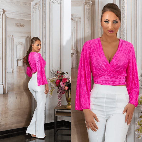 ODREZANA BLUZA, ZAVITA V VIDEZ ODREZANA BLUZA, ZAVITA V VIDEZ